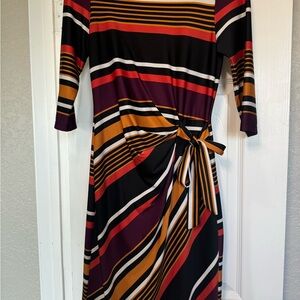 Striped Multicolor Women's Dress